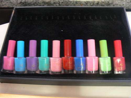 Nail polish Hot New Colours a set of 10