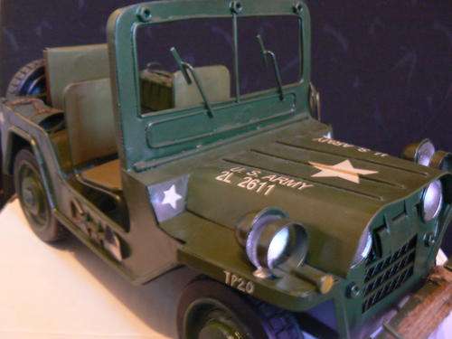 ARMY JEEP CAR TO COLLECTION