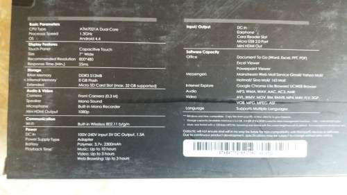 Galactic 7" Wi-Fi Tablet HUGE BARGAIN