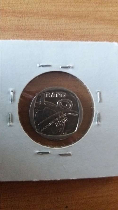 VERY RARE. 2002 World Summit R1 UNC coins. Hern Value @ R300 each