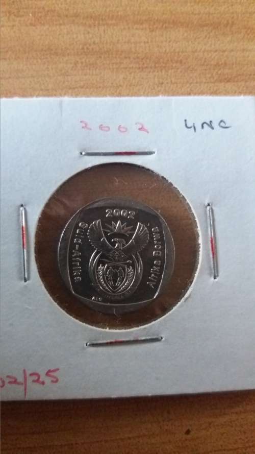 VERY RARE. 2002 World Summit R1 UNC coins. Hern Value @ R300 each