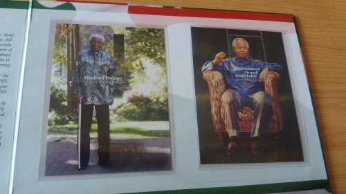 ** Mandela 90th Bday Booklet With Stamps @ R1 Start  **