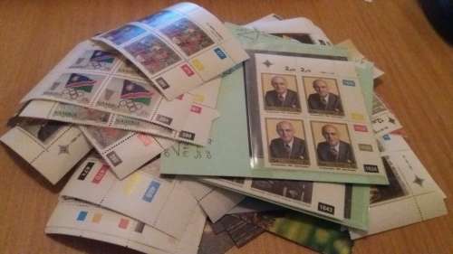 ** Big Lot Of Stamps And Postcards. From All Over. One Bid For All. Please See All Pictures **