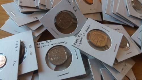 Lot of 45 Third Decimal coins in Coin Flips. One bid for the lot. Mostly early 90s