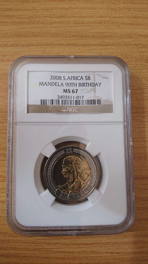 2008 Mandela R5 Graded MS 67