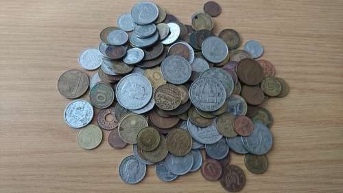 Lot Of 150 + International Coins. Bid Per Coin For All