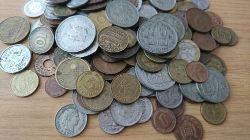 Lot Of 150 + International Coins. Bid Per Coin For All