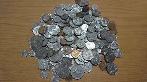 Huge Collection Of Second Decimal Coins. Mostly 1980's. Almost 1.3 KG. No Silver