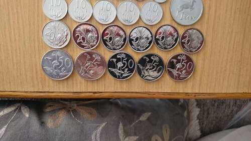 35 X Proof Coins From 1977 And 1980's. Bid Per Coin + Free UNC Coins