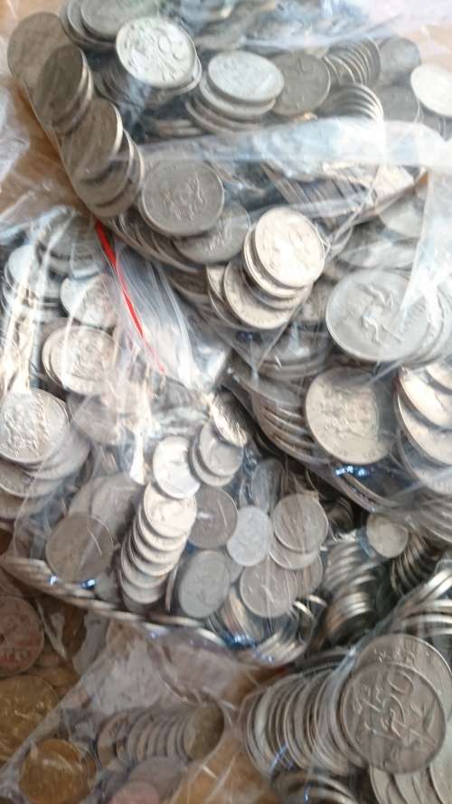 HUGE LOT !!!!  6.5 KG's Of 2nd Decimal Coins. Postage R210 + Free Coins. See Below For Info