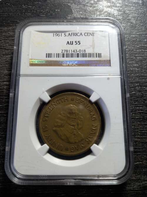 NGC Graded 1961 1C. AU55