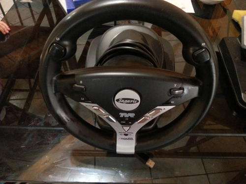 Steering Wheel and pedals for PS2 -  Crazy R1 start
