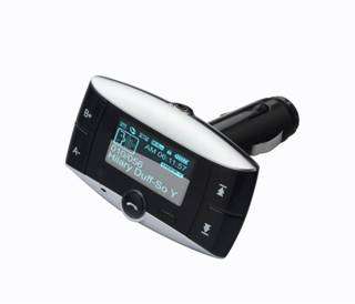 CAR FM MODULATOR WITH BLUETOOTH     -    Play from SD or USB Flash OR CELL PHONE