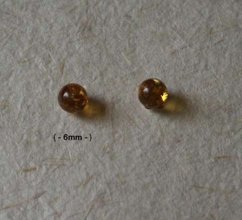 STERLING SILVER AMBER EARRINGS