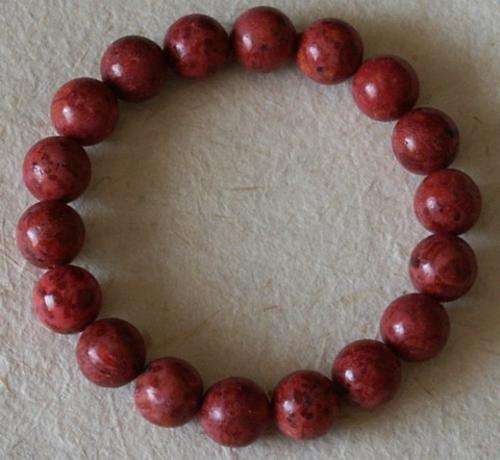 BANGLE WITH RED-CORAL