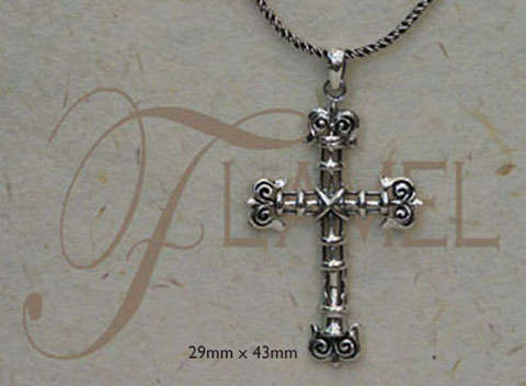 STERLING SILVER CROSS "ANTIQUE CLASSIC"