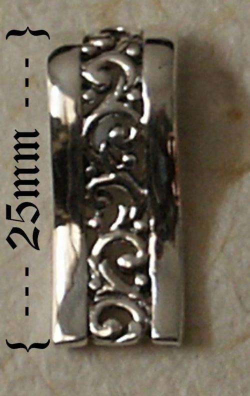 STERLING SILVER PENDANT SWIRL DESIGN