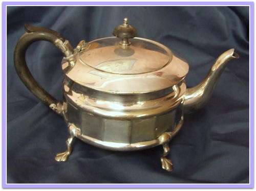 Genuine Period Victorian Teapot - Hard Soldered EPNS