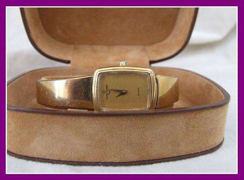 Gold Michel Herbelin Ladies Wrist Watch In original case
