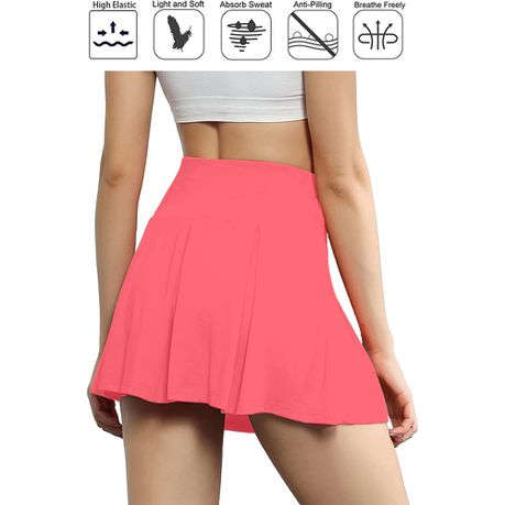 Women Sports Quick Drying Tennis & Golf Skirt -Pink