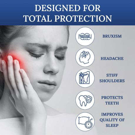 NikaTec Teeth Grinding - Self Mouldable Bruxism TMJ Plate Self Moulding 3-in-1