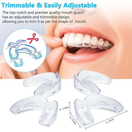 NikaTec Teeth Grinding - Self Mouldable Bruxism TMJ Plate Self Moulding 3-in-1