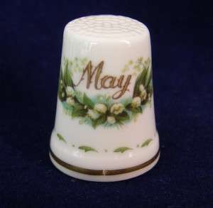 Royal Albert Flowers of the Month THIMBLE - May