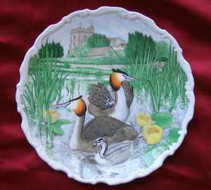 ROYAL ALBERT Great Crested Grebes Birdwatch Plate