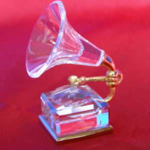 SWAROVSKI Crystal Memories Miniature Gramophone