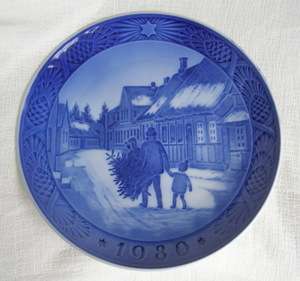 ROYAL COPENHAGEN Christmas Plate 1980