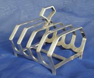 Hallmarked Silver TOASTRACK - Sheffield 1946