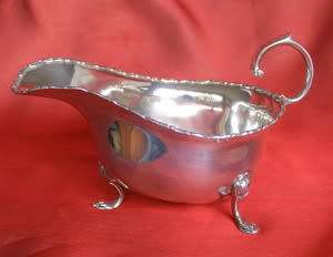 Hallmarked Silver SAUCE BOAT - Birmingham 1905