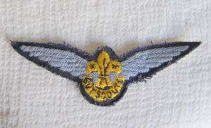Boy Scouts WINGS BADGE - "Air Scouts" - Possibly WWII