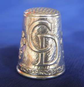 Hallmarked Silver THIMBLE - Charles & Diana Wedding, 1981