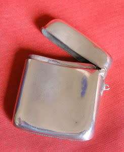 Hallmarked Silver VESTA CASE - Birmingham 1892