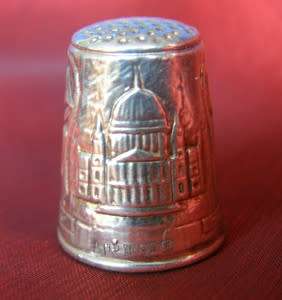 Hallmarked Silver THIMBLE - Charles & Diana Wedding 1981