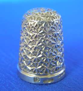 Henry Griffith Silver THIMBLE - Birmingham 1898