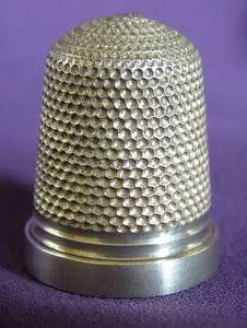 Hallmarked Silver THIMBLE - Birmingham 1897