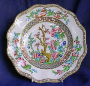 COALPORT Fluted Sideplate - Indian Tree