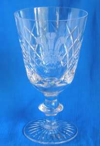 STUART CRYSTAL GOBLET - Royal Wedding 1981