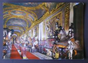 Italian POSTCARD - Royal Armoury in the Beaumont Gallery, Torino