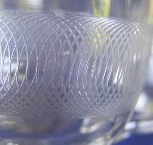 Six Woodstock CUSTARD CUPS - Northwood Spiral Pattern