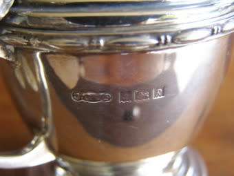 SILVER CRUET SET - Birmingham 1966