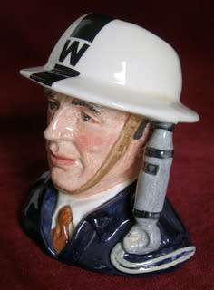 Royal Doulton CHARACTER JUG - A.R.P. Warden **Very High Value!**