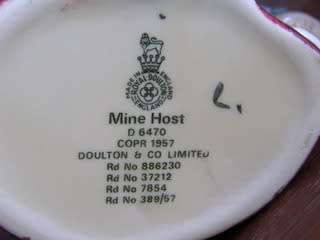 Royal Doulton CHARACTER JUG - Mine Host