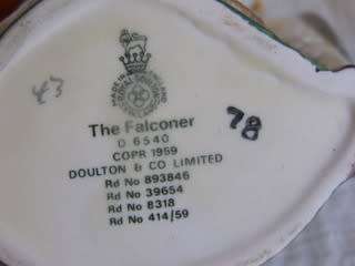 Royal Doulton CHARACTER JUG - The Falconer