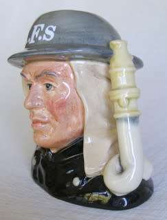 Royal Doulton CHARACTER JUG - Auxiliary Fireman (see description)