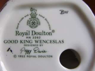 Royal Doulton MINIATURE FIGURINE - Good King Wenceslas - HN3262 *R1800*