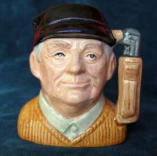 Royal Doulton MINIATURE CHARACTER JUG - Golfer