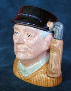 Royal Doulton MINIATURE CHARACTER JUG - Golfer